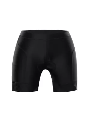 Pantaloni scurți pentru biciclete pentru doamne ALPINE PRO ARSA NEGRU