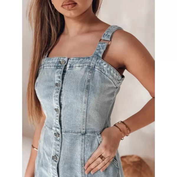  Rochie DSTREET SEWIKA EY2586 ALBASTRU 