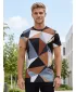 Funcțional t -thirt premium Plus ALTISPORT VOJ/ALM007TR02 NEGRU -BROWN