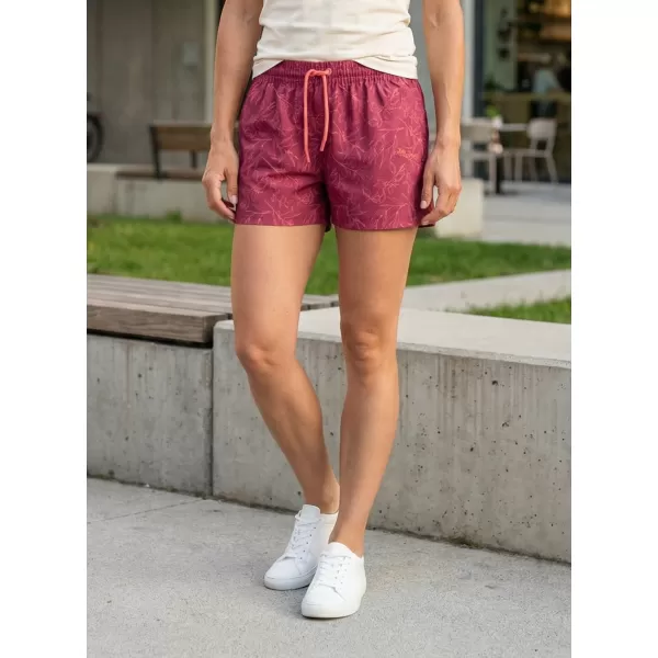  Pantaloni scurți pentru doamne ALTISPORT ELISAN BURGUNDIA 