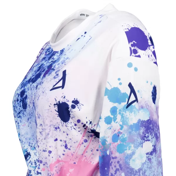  Premium cu hanorac decupat funcțional pentru femei ALTISPORT VOJ/ALW055MI08 VIOLET/ALBASTRU 