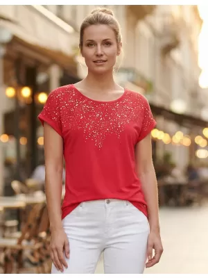 Cămaşă ALTISPORT ESTIE ROŞU