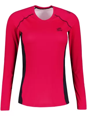 Tricou funcțional pentru femei cu mâneci lungi premium ALTISPORT VOJ/ALW078TR03 ROŞU