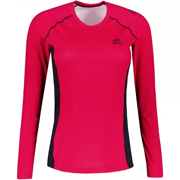  Tricou funcțional pentru femei cu mâneci lungi premium ALTISPORT VOJ/ALW078TR03 ROŞU 
