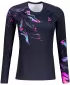 Tricou funcțional pentru femei cu mâneci lungi premium ALTISPORT VOJ/ALW064TR03 NEGRU -PINK