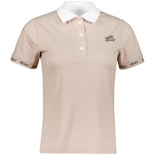  Tricou funcțional pentru femei cu guler premium ALTISPORT VOJ/ALW000TR05 MARO 