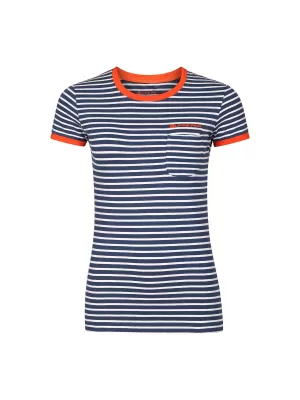Tricou de dama din bumbac ALPINE PRO BOATERA 2 ALBASTRU