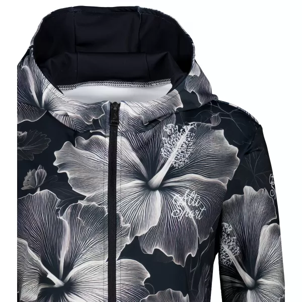  Panoul funcțional pentru femei pe Zip Premium ALTISPORT VOJ/ALW102MI02 ALB -NEGRU 