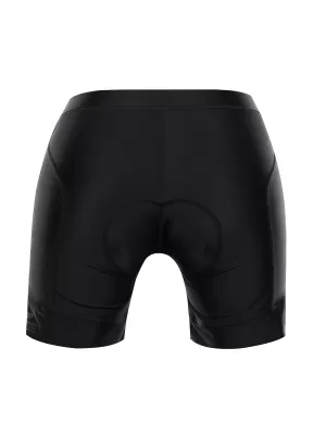 Pantaloni scurți pentru biciclete pentru doamne ALPINE PRO ARSA NEGRU