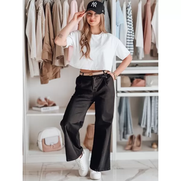  Pantalonii pentru doamne DSTREET MOBISKA UY2621 NEGRU 