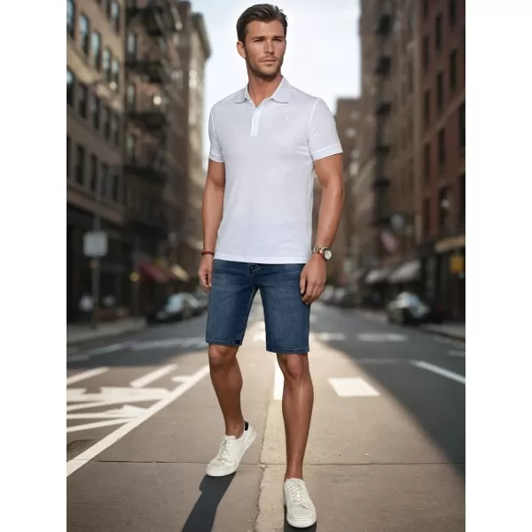  Mens t -thirt cu guler DSTREET PX0627 ALB 