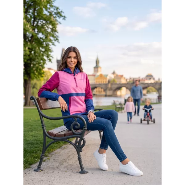  Geacă pentru doamne ALTISPORT ELENE ROZ/BURGUNDIA 