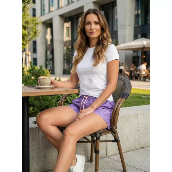  Pantaloni scurți pentru doamne ALTISPORT ELISAN VIOLET 