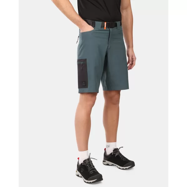 Pantaloni scurți pentru bărbați KILPI NAVIA-M YM0410KI VERDE ÎNCHIS 