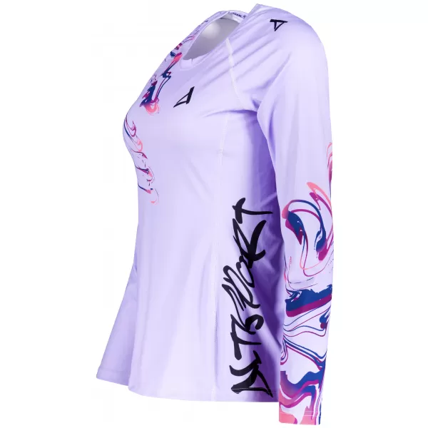 Tricou funcțional pentru femei cu mâneci lungi premium ALTISPORT VOJ/ALW064TR03 LILIAC 