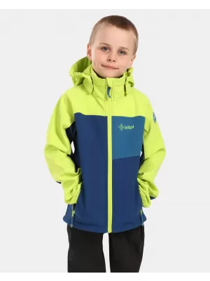 Jacheta softshell pentru băieți KILPI RAVIO-J YJ0107KI ALBASTRU ÎNCHIS