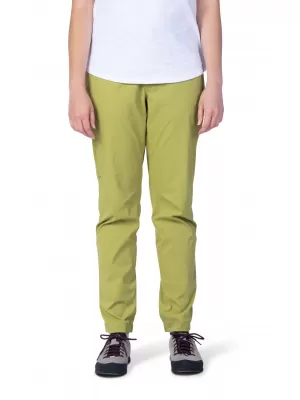 Pantalonii pentru doamne HANNAH WELORY MĂSLIN VERDE