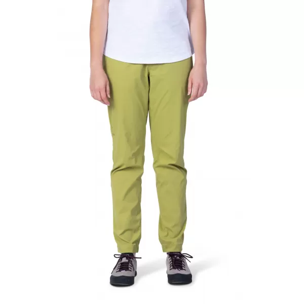  Pantalonii pentru doamne HANNAH WELORY MĂSLIN VERDE 