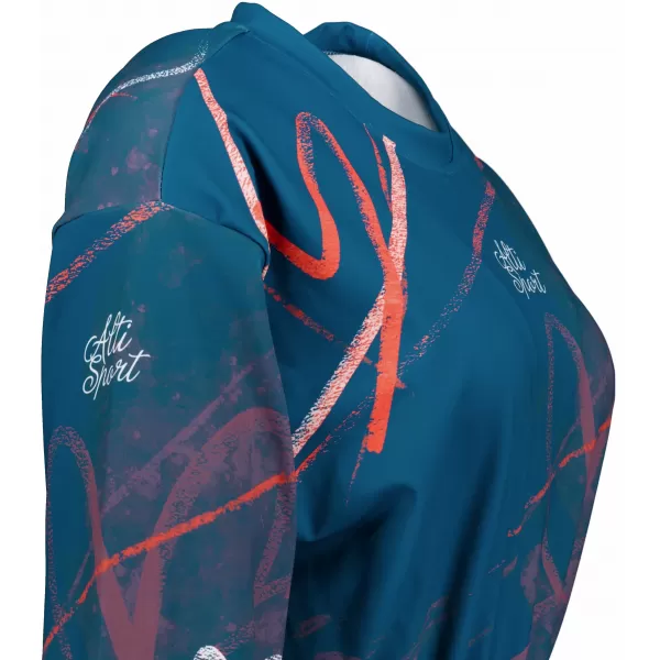 Premium cu hanorac decupat funcțional pentru femei ALTISPORT VOJ/ALW082MI08 KEROSEN 