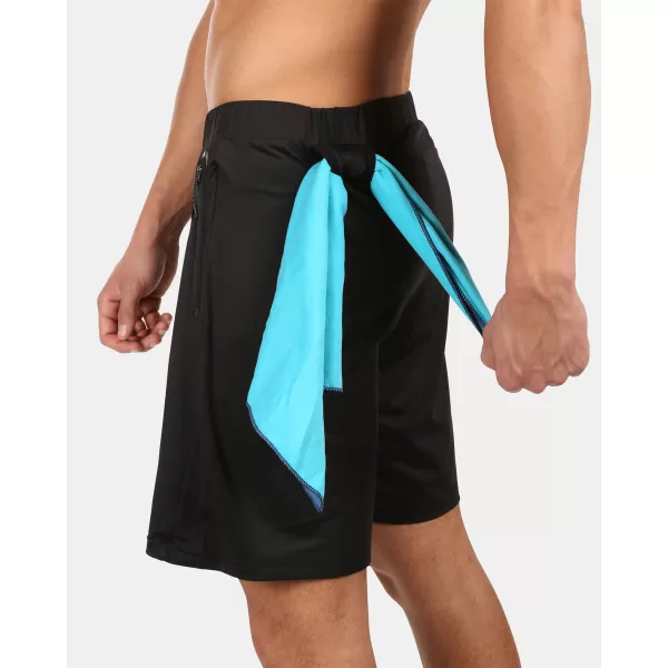  Pantaloni scurți de fitness pentru bărbați KILPI NANTES-M YM0417KI NEGRU 