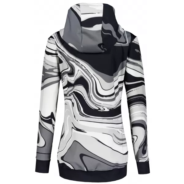  Panoul funcțional pentru femei pe Zip Premium ALTISPORT VOJ/ALW099MI02 ALB -NEGRU 