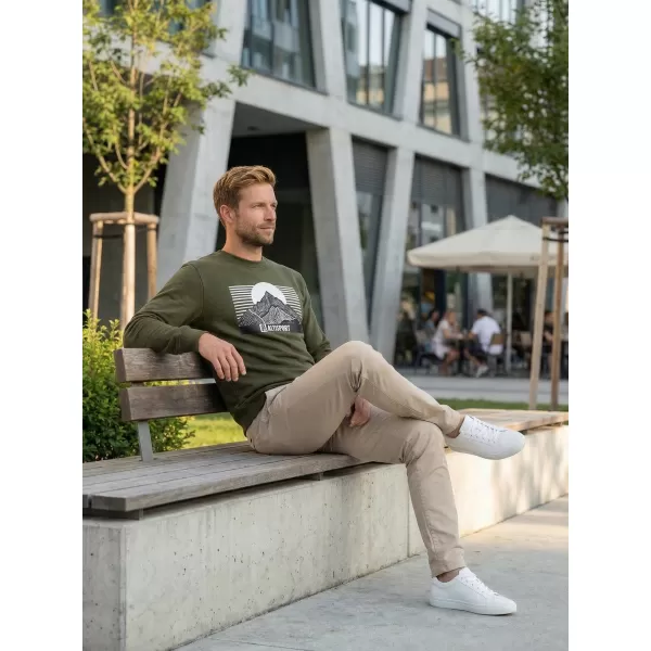  Panoul pentru bărbați ALTISPORT ALM188406 MILITAR 