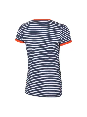 Tricou de dama din bumbac ALPINE PRO BOATERA 2 ALBASTRU