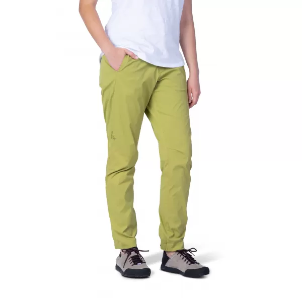  Pantalonii pentru doamne HANNAH WELORY MĂSLIN VERDE 