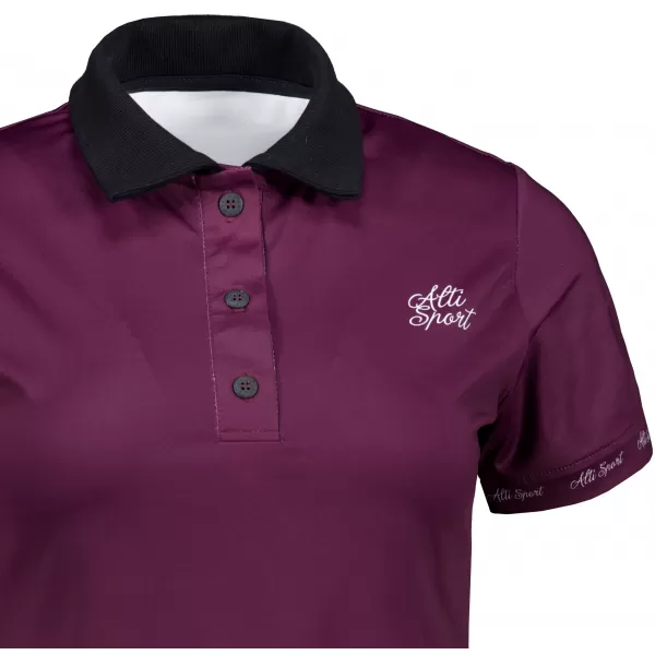  Tricou funcțional pentru femei cu guler premium ALTISPORT VOJ/ALW000TR05 VIOLET 
