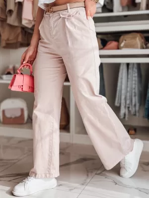 Pantalonii pentru doamne DSTREET MOBISKA UY2620 ROZ