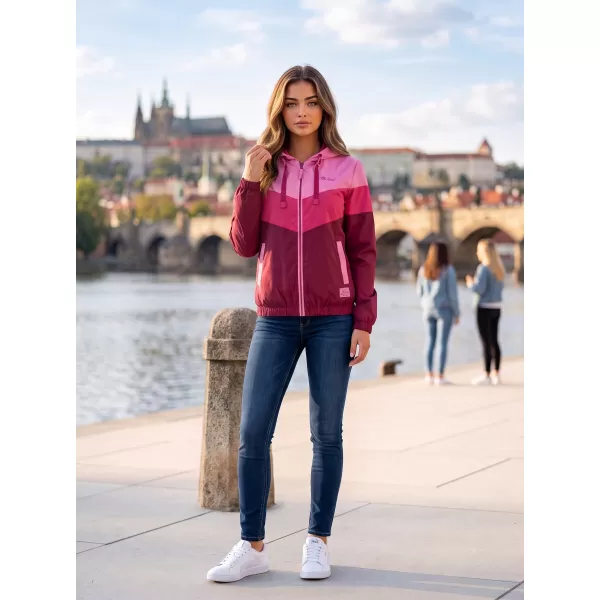  Geacă pentru doamne ALTISPORT EDNA BURGUNDIA 