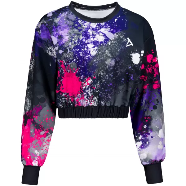  Premium cu hanorac decupat funcțional pentru femei ALTISPORT VOJ/ALW055MI08 NEGRU -PINK 