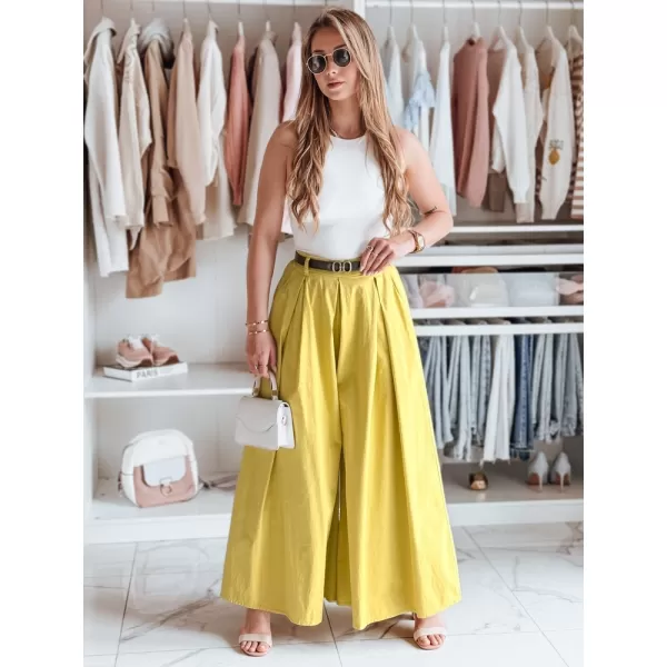  Pantalonii pentru doamne DSTREET FLOWES UY2589 CHIHLIMBAR 