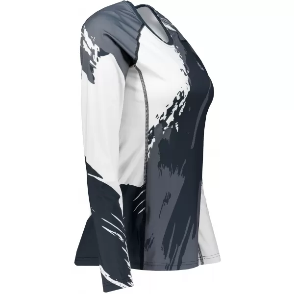  Tricou funcțional pentru femei cu mâneci lungi premium ALTISPORT VOJ/ALW081TR03 NEGRU 