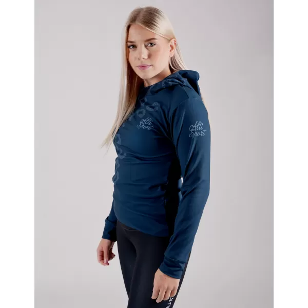  Premium cu hanorac funcțional pentru femei ALTISPORT VOJ/ALW047MI01 ALBASTRU 