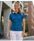 Tricou funcțional pentru femei cu guler premium ALTISPORT VOJ/ALW084TR05 ALBASTRU