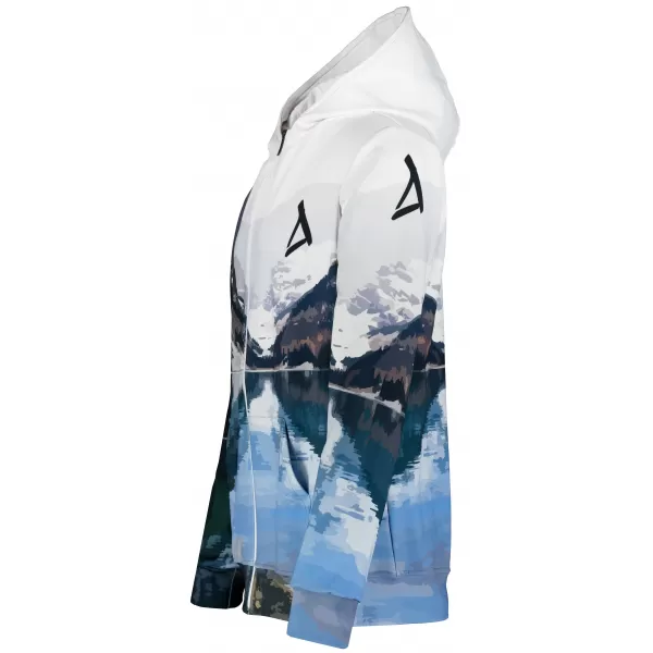  Panouri funcționale pentru bărbați pe Zip Premium ALTISPORT VOJ/ALM030MI02 MUNTE/VERDE 