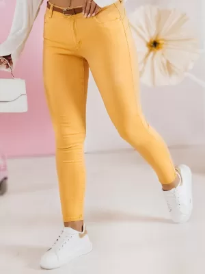 Pantalonii pentru doamne DSTREET CLARET UY2454 CHIHLIMBAR