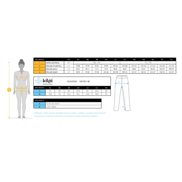  Pantaloni care rulează KILPI HEYES-W YL0406KI KAKI 