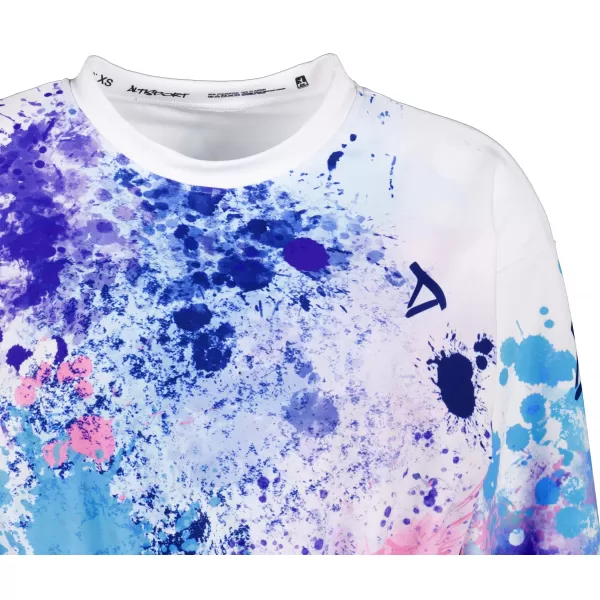  Premium cu hanorac decupat funcțional pentru femei ALTISPORT VOJ/ALW055MI08 VIOLET/ALBASTRU 