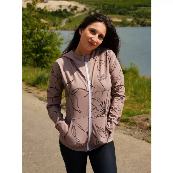  Panoul funcțional pentru femei pe Zip Premium ALTISPORT VOJ/ALW100MI02 MARO 
