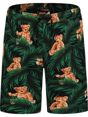 Pantaloni scurți de baie NORDBLANC NBSPM8020 VERDE