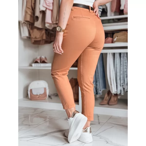  Pantalonii pentru doamne DSTREET TAIRONIK UY2543 PORTOCALE 