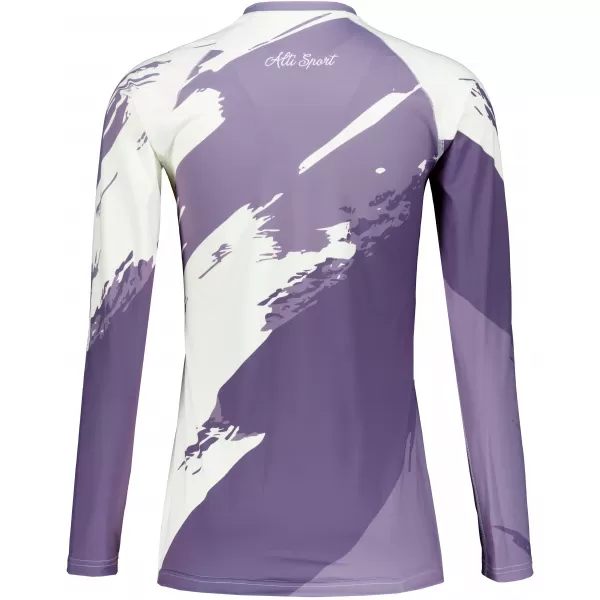  Tricou funcțional pentru femei cu mâneci lungi premium ALTISPORT VOJ/ALW081TR03 VIOLET 
