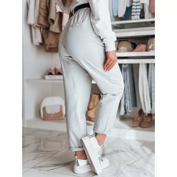  Pantalonii pentru doamne DSTREET TAILANDI UY2553 GRI DESCHIS 