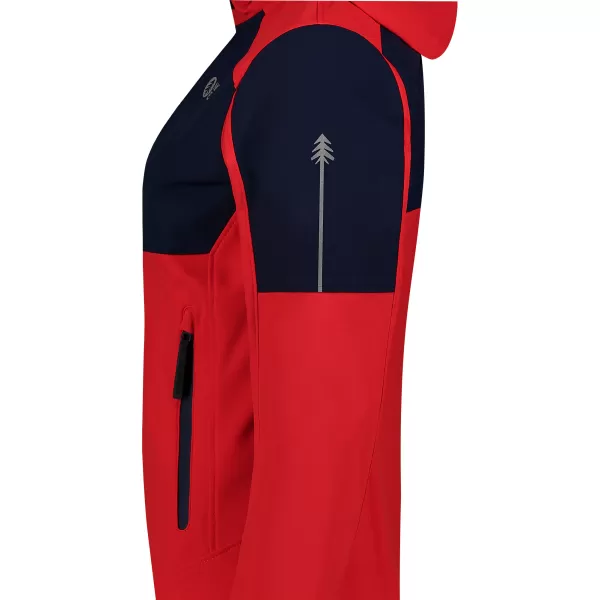  Sacou softshell pentru femei NORDBLANC ILLUSION NBSSL8190 ROŞU 