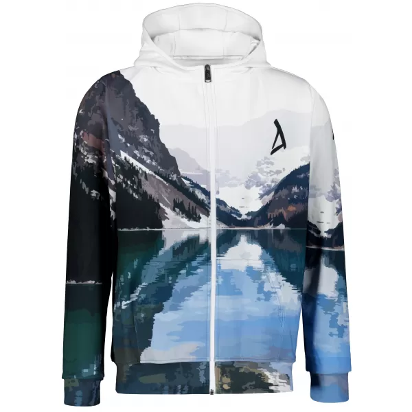  Panouri funcționale pentru bărbați pe Zip Premium ALTISPORT VOJ/ALM030MI02 MUNTE/VERDE 
