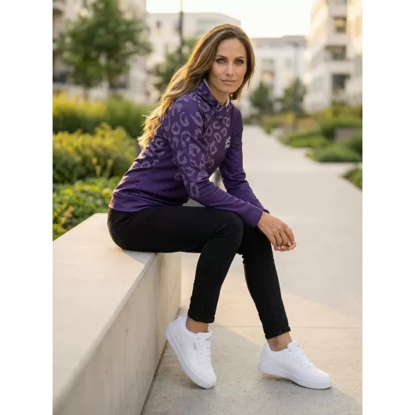  Premium cu hanorac funcțional pentru femei ALTISPORT VOJ/ALW047MI01 VIOLET 