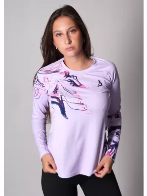 Tricou funcțional pentru femei cu mâneci lungi premium ALTISPORT VOJ/ALW064TR03 LILIAC