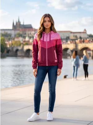 Geacă pentru doamne ALTISPORT EDNA BURGUNDIA